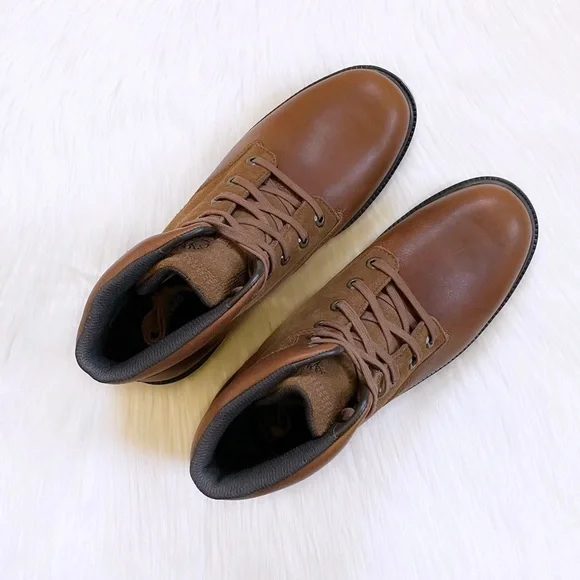 Timberland Men’s Walden Park 6 Inch Waterproof Medium Brown Leather Boots - Picture 4 of 7